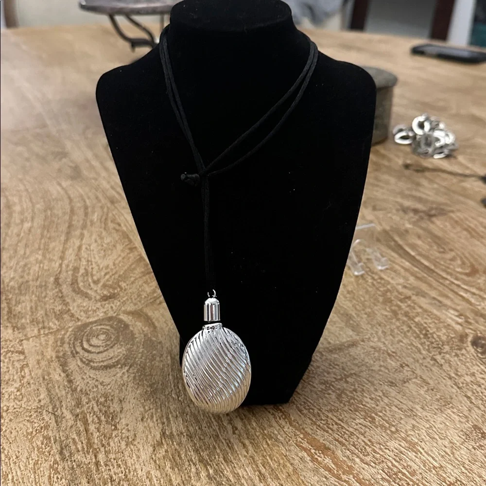 Vintage Perfume Pendant On Cord - Picture 1 of 8